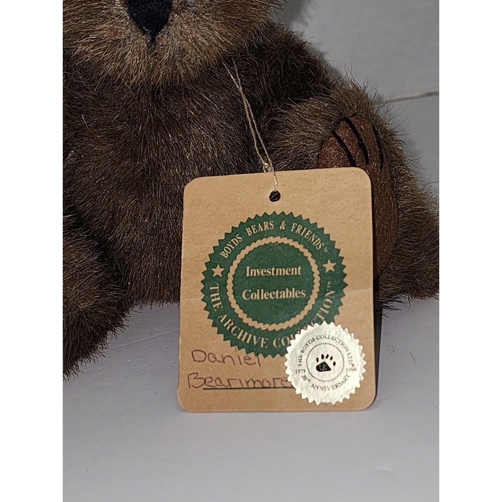 Boyds Bears Investment Collection 1999 20th Anniversary Daniel Bearimore - Picture 2 of 8